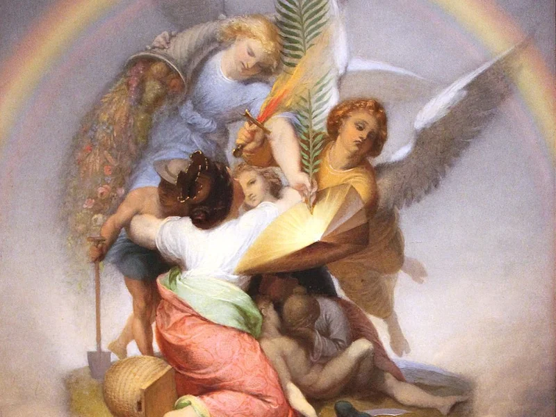 1816-Alfred Rethel - Allegoria sulla repressione della rivoluzione del 1848